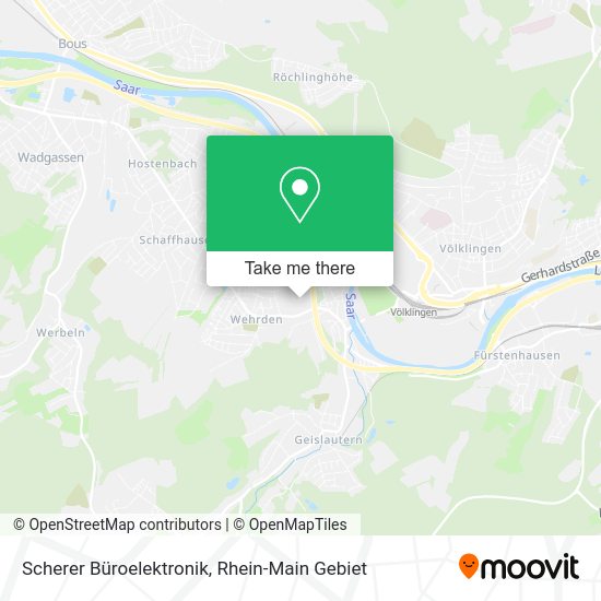 Карта Scherer Büroelektronik