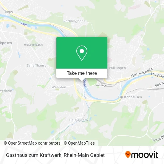 Карта Gasthaus zum Kraftwerk