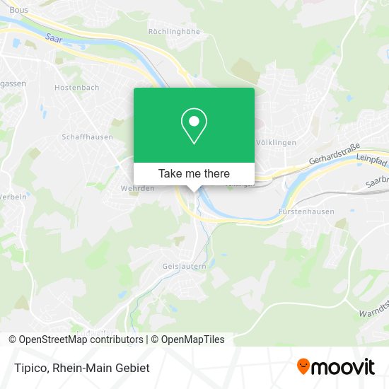 Карта Tipico