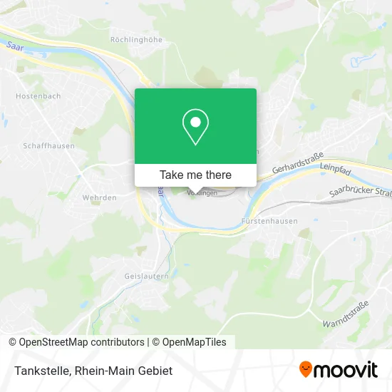 Карта Tankstelle