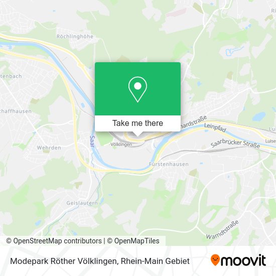 Карта Modepark Röther Völklingen