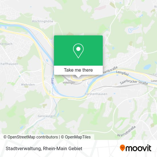 Карта Stadtverwaltung