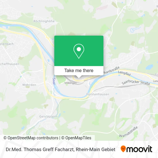 Карта Dr.Med. Thomas Greff Facharzt