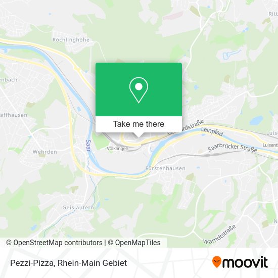 Карта Pezzi-Pizza