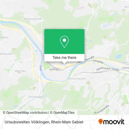 Карта Urlaubswelten Völklingen