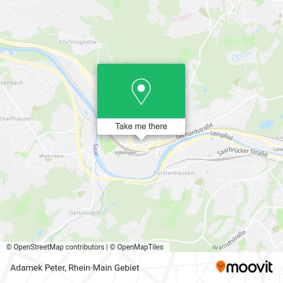 Adamek Peter map