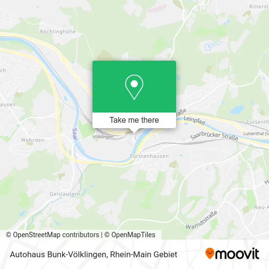 Карта Autohaus Bunk-Völklingen
