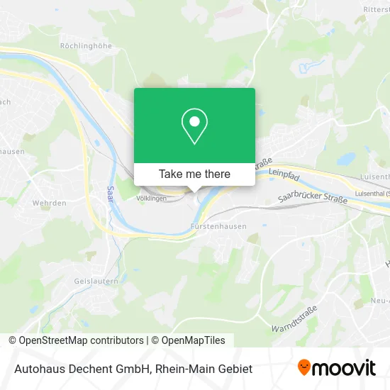 Карта Autohaus Dechent GmbH
