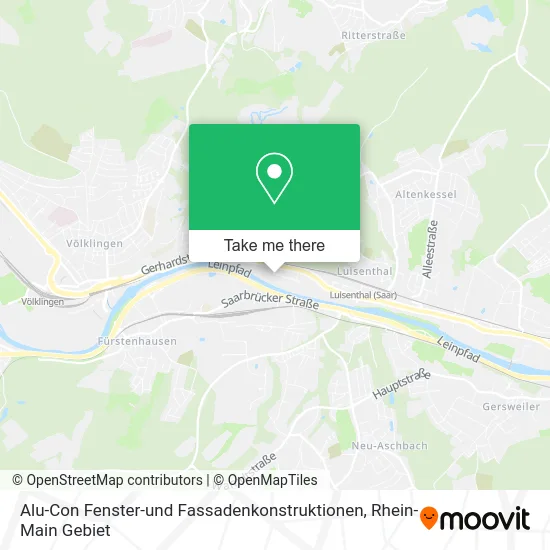 Карта Alu-Con Fenster-und Fassadenkonstruktionen