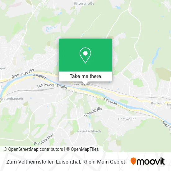 Карта Zum Veltheimstollen Luisenthal