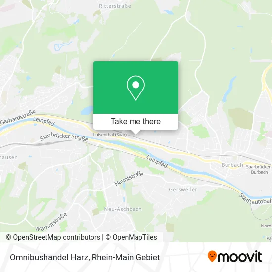 Карта Omnibushandel Harz