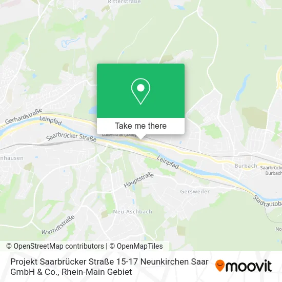 Карта Projekt Saarbrücker Straße 15-17 Neunkirchen Saar GmbH & Co.