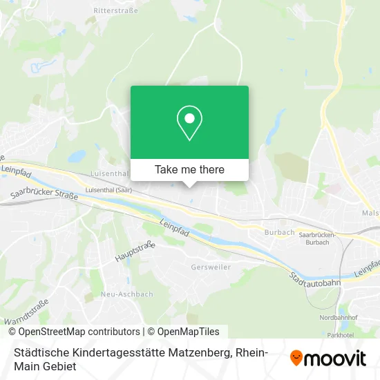 Карта Städtische Kindertagesstätte Matzenberg