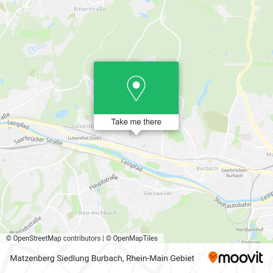 Карта Matzenberg Siedlung Burbach