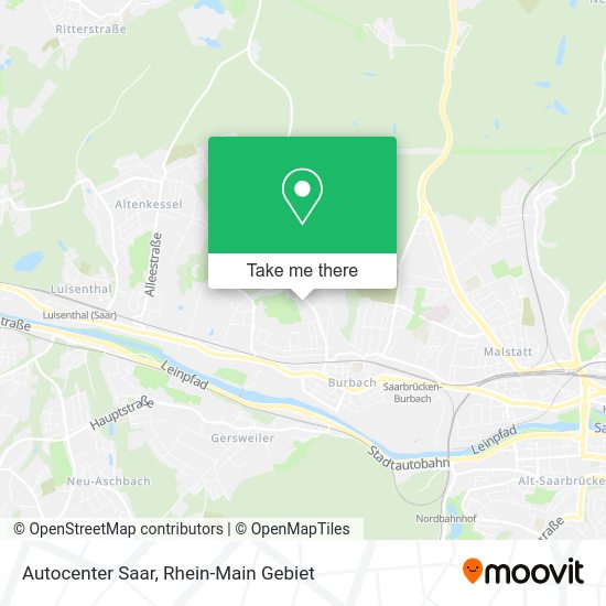 Карта Autocenter Saar