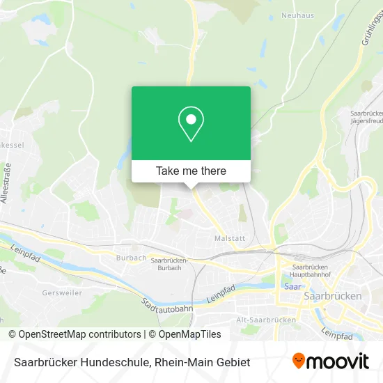 Карта Saarbrücker Hundeschule