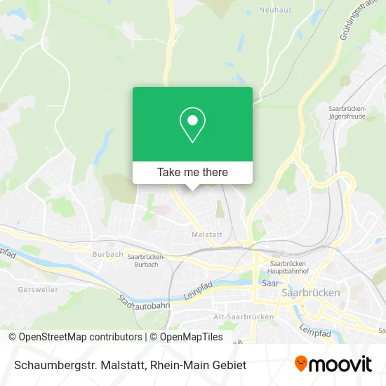 Карта Schaumbergstr. Malstatt