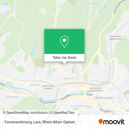 Карта Ferienwohnung Lara