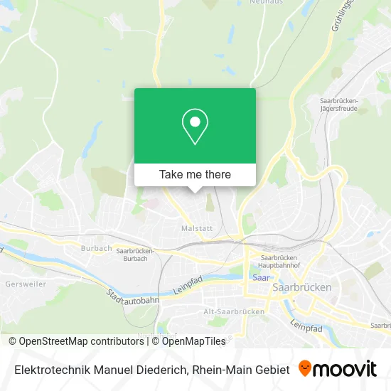 Elektrotechnik Manuel Diederich map