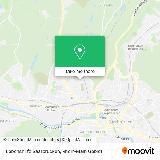 Карта Lebenshilfe Saarbrücken
