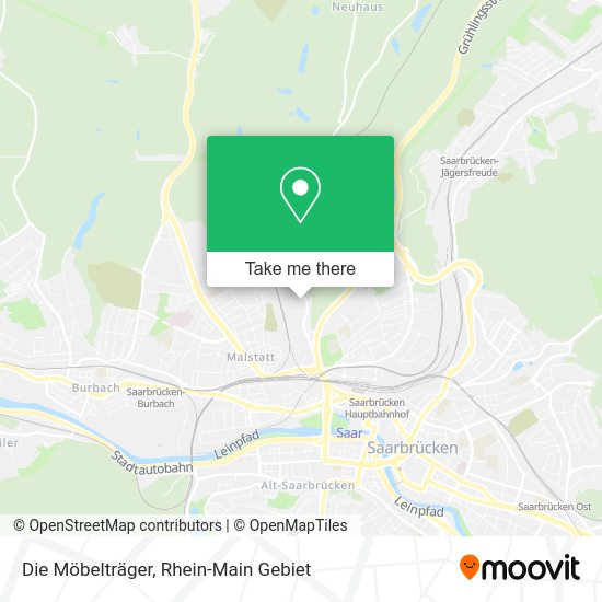 Карта Die Möbelträger