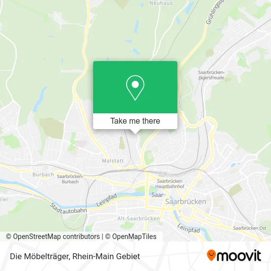 Карта Die Möbelträger