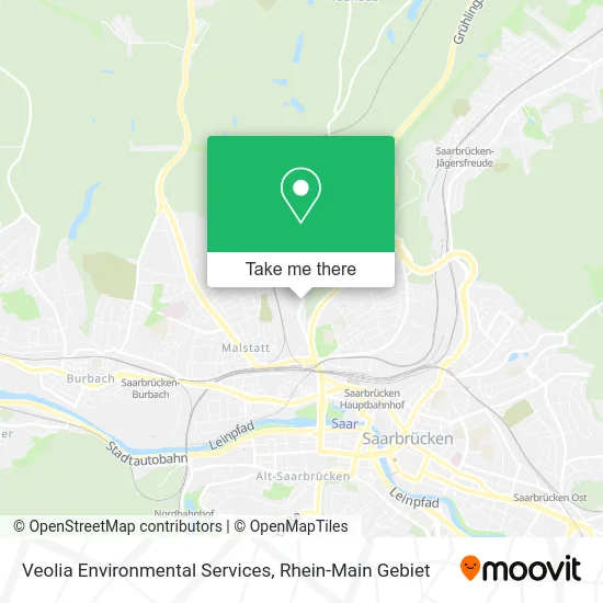 Карта Veolia Environmental Services