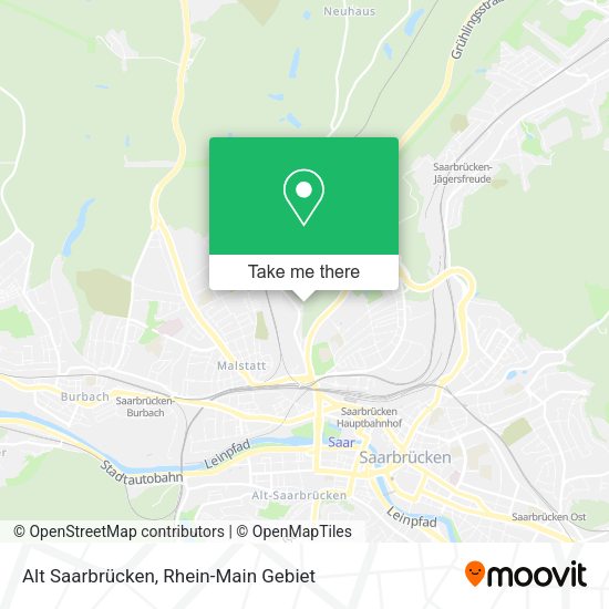 Карта Alt Saarbrücken