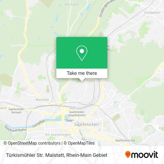 Карта Türkismühler Str. Malstatt