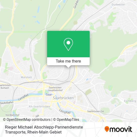 Карта Rieger Michael Abschlepp-Pannendienste Transporte