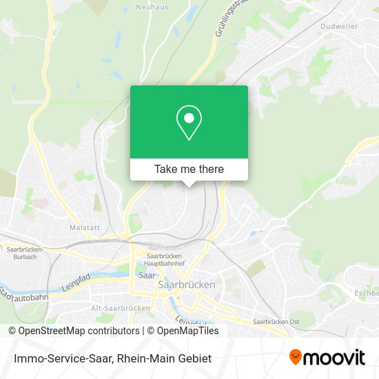 Карта Immo-Service-Saar