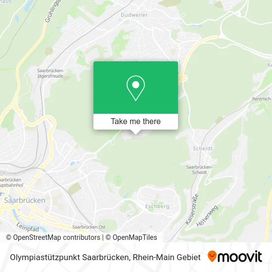 Карта Olympiastützpunkt Saarbrücken