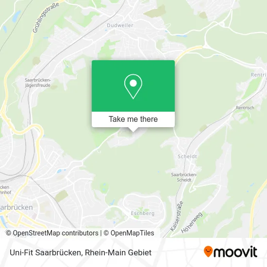 Карта Uni-Fit Saarbrücken