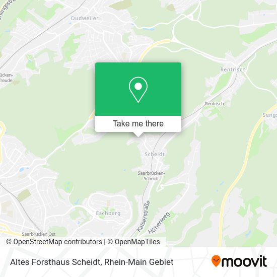 Карта Altes Forsthaus Scheidt