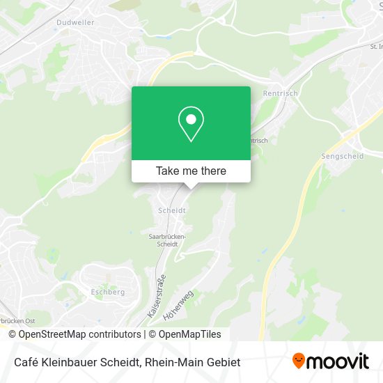 Карта Café Kleinbauer Scheidt