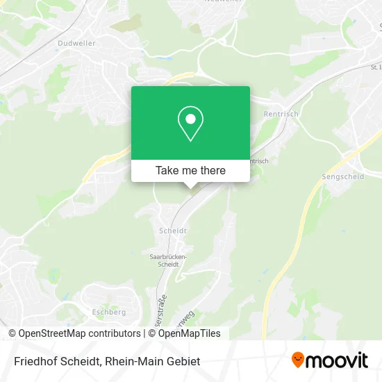 Карта Friedhof Scheidt