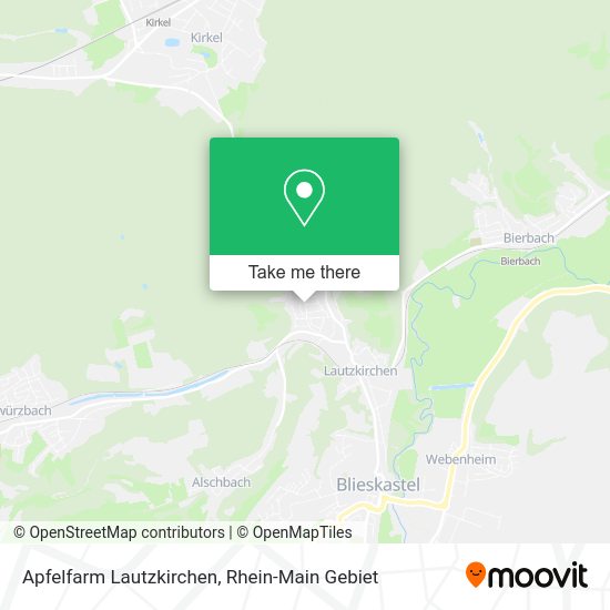 Карта Apfelfarm Lautzkirchen