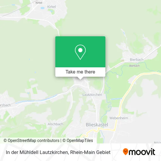Карта In der Mühldell Lautzkirchen