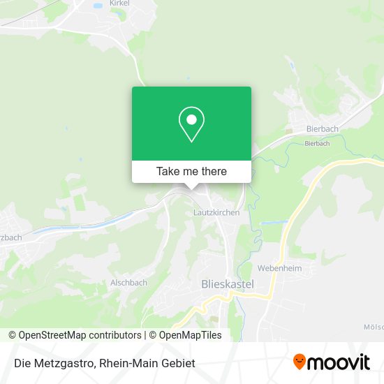 Карта Die Metzgastro