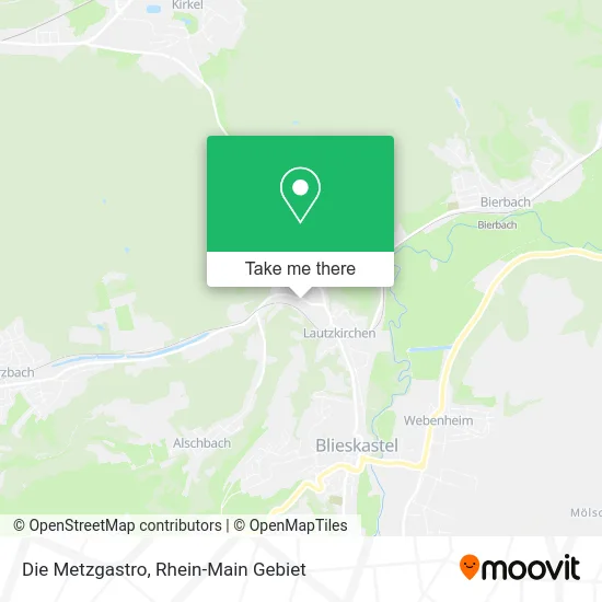 Карта Die Metzgastro