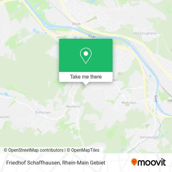 Карта Friedhof Schaffhausen