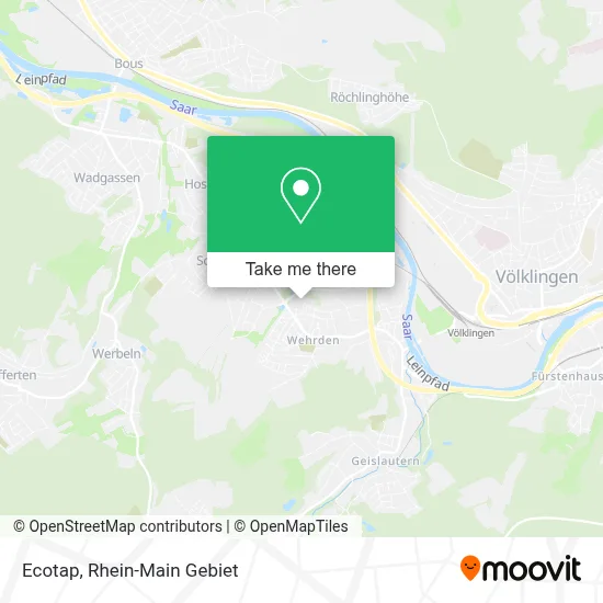 Ecotap map