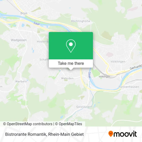 Карта Bistrorante Romantik