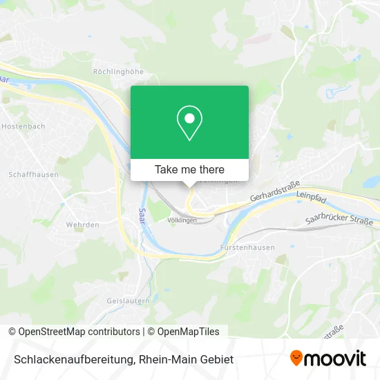 Карта Schlackenaufbereitung
