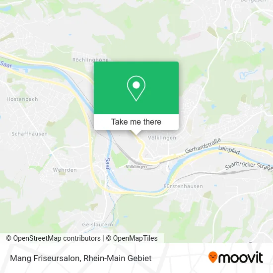 Карта Mang Friseursalon