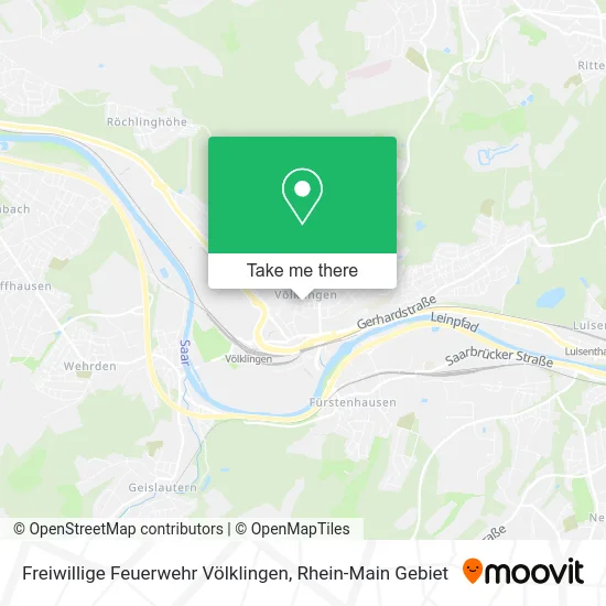 Карта Freiwillige Feuerwehr Völklingen