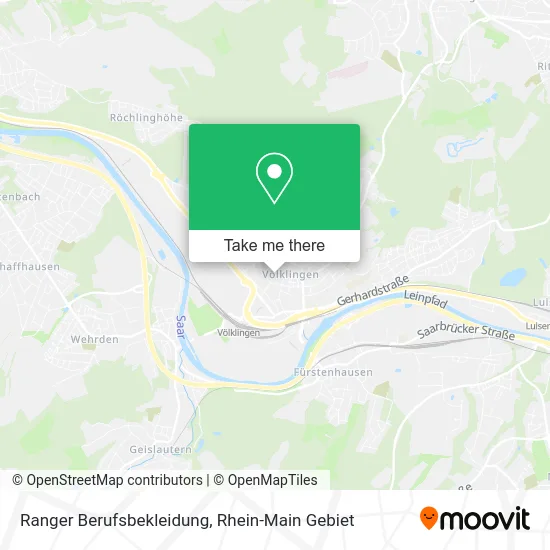 Карта Ranger Berufsbekleidung