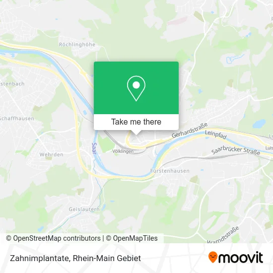 Карта Zahnimplantate