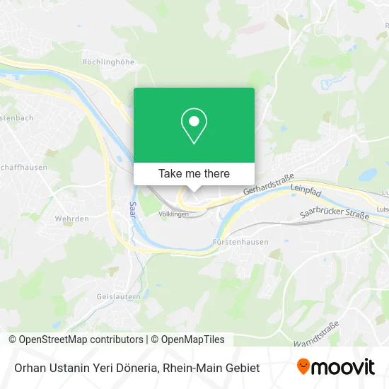 Карта Orhan Ustanin Yeri Döneria