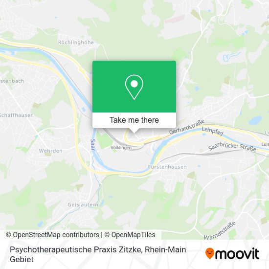 Карта Psychotherapeutische Praxis Zitzke